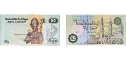 World Coins - Egypt 2004 50 Piastres Paper UNC P 62