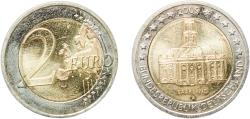 World Coins - Germany 2009 A 2 Euros (Bundesländer - "Saarland") Bimetallic: nickel brass clad nickel centre in copper-nickel ring Berlin Mint (6160000) 8.54g UNC  KM 276 J 541 Schön 270