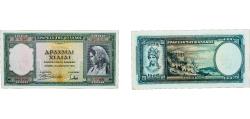 World Coins - Greece Kingdom 1939 1000 Drachmai Paper AU  P 110