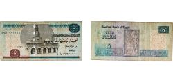 World Coins - Egypt 5 Pounds Paper VF P 56