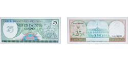 World Coins - Suriname Republic 1985 25 Gulden Paper (1600000) UNC P 127 Plomp PLS19.3