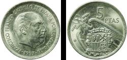 World Coins - Spain Nationalist Government 1957 