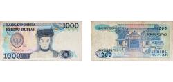World Coins - Indonesia Republic 1987 1000 Rupiah Paper VF P 124