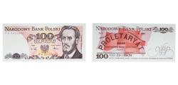 World Coins - Poland People's Republic 1988 100 Zlotys Paper UNC P 143