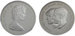 World Coins - United Kingdom Elizabeth II 1981 25 New Pence Royal Wedding