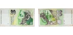 World Coins - Slovakia 1999 20 Korun Paper VF P 20