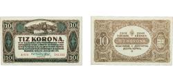 World Coins - Hungary 1920 10 Korona Paper AU  P 60 Adamo MBK1 K14