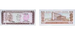 World Coins - Sierra Leone Second Republic 1984 50 Cents Paper (5000000) UNC  P 4