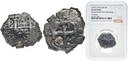 World Coins - Bolivia Spanish colony 1753P C 4 Reales - Ferdinand VI Silver (.917) Potosi Mint 13.44g NGC AU  KM 39 KM R39