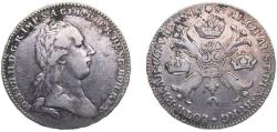 World Coins - Belgium Austrian Netherlands Possession 1787 1 Kronenthaler - Joseph II (Type 1) Silver (.873) Brussels Mint (256458) 29.26g VF KM 32 Dav ECT 1284