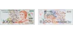 World Coins - Brazil Federative Republic of Brazil 1989 100 Cruzados Novos Paper Casa da Moeda do Brasil Mint (667200000) UNC P 220 AI Notes C206 AI Notes C207