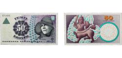 World Coins - Denmark Kingdom 1999 50 Kroner (Famous Men and Women. Type 1) Paper AU  P 55 SIEG SD 146 DNF 9.1