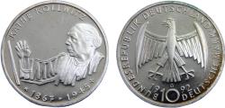 World Coins - Germany Federal republic 1992 G 10 Deutsche Mark 125th birthday of Käthe Kollwitz