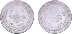 World Coins - Ottoman Empire 1249 (1834) ٢٧ Altilik - Mahmud II (Kostantiniyye mint) Billon (.435 silver) Konstantiniyye / Qustantiniyah Mint 12.77g XF  KM 603