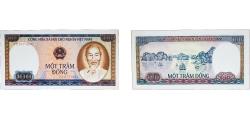 World Coins - Vietnam Socialist Republic 1980 100 Ðồng Paper AU P 88