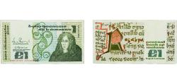 World Coins - Ireland Republic 1989 1 Pound Paper XF  P 70