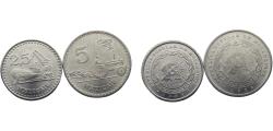 World Coins - Mozambique People's Republic 1982/1986 2.5 Meticais &amp; 5 Meticais 2 Lots