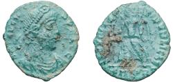 Ancient Coins - Rome Roman Empire 4th - 5th Centuries AE Nummus Bronze 1.72g VF