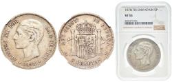 World Coins - Spain Kingdom 1878 