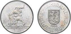 World Coins - Switzerland 1966 Medal - Frauenfeld Silver 15.01g UNC