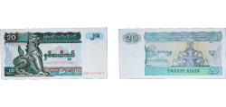World Coins - Myanmar Union 1994 20 Kyats Paper UNC P 72