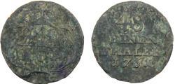 World Coins - Germany Holy Roman Empire Electorate of Saxony Friedrich August III 1761 1/48 Thaler