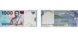 World Coins - Indonesia Republic 2000 1000 Rupiah Paper UNC P 141 TBB 597