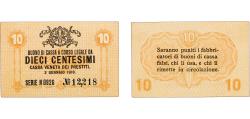 World Coins - Italy Kingdom 1918 10 Centesimi (Cassa Veneta dei Prestiti) Paper AU  P M2