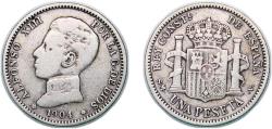 World Coins - Spain Kingdom 1904 *19-04 