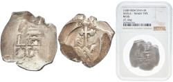 World Coins - Spain Kingdom 1689 - 1698 S M 8 Reales "Maria" - Carlos II Silver (.931) Seville Mint 21.44g NGC VF 35 KM 41.2 Aureo 798