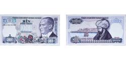World Coins - Turkey Republic ND (1988) 1000 Lira Paper (413890000) UNC  P 196