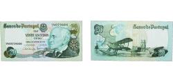 World Coins - Portugal Third Republic 1978 20 Escudos (9th. print) Paper UNC Bent  P 176 Silva 068 Silva 069