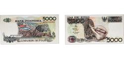 World Coins - Indonesia Republic 1992 5000 Rupiah Paper UNC P 130