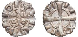 World Coins - Spain Principality of Catalonia 1162 - 1196 Dinero - Alfonso I Billon (.250 silver) La Seca Mint 0.67g XF  Cru 296
