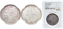World Coins - France Second Republic 1851 A 5 Francs (Ceres, 2nd republic) Silver (.900) Monnaie de Paris Mint (13142644) 25g NGC UNC Franc 2014 327 KM 761 Gad 1789 719