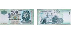 World Coins - Hungary 1998 200 Forint Paper UNC P 178 Adamo MBK2 F53
