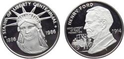 World Coins - United States Federal republic 1986 Medal Henry Ford