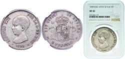World Coins - Spain Kingdom 1888 