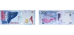 World Coins - Argentina Federal Republic ND (2019) 200 Pesos Paper AU  P 364