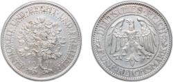 World Coins - Germany - 1871-1948 Weimar Republic 1931 F 5 Reichsmark Silver (.500) (4152000) 25.08g AU KM 56 J 331 Dav GT III 966