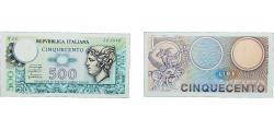 World Coins - Italy Republic 1979 500 Lire (Mercurio) Paper (300000000) UNC  P 94 P 95