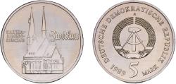 World Coins - Germany German Democratic Republic Democratic republic 1989 A 5 Mark (Katharinenkirche) Nickel brass Berlin Mint (401900) 9.5g UNC KM 129