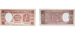 World Coins - Chile Republic 1947 - 1958 10 Pesos (1 Condor) Paper VF P 111