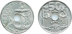 World Coins - Spain Nationalist Government 1963 