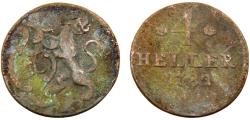 World Coins - Germany Holy Roman Empire Landgraviate of Hessen-Kassel Friedrich II 1782 4 Heller