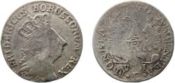 World Coins - Germany Kingdom of Prussia 1770 E 6 Gröscher - Frederick II Billon (.3125 silver) Königsberg Mint 3.32g VF  KM A297 Schön DM 50 Olding FR 214, 215, 216 Schr 1093-1107 Neum 421a, 4