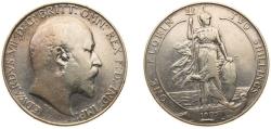 World Coins - Great Britain United Kingdom 1905 1 Florin - Edward VII Silver (.925) (1187500) 11.22g VF KM 801 Sp 3981