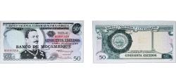 World Coins - Mozambique People's Republic 1970 50 Escudos Paper UNC P 111
