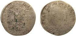 World Coins - Low countries feudal Duchy of Brabant Spanish possession 1632 Head 1 Patagon - Philip IV Silver (.875) Brussels Mint 26.6g VF GH 329 KM 53.3