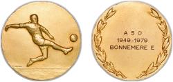 World Coins - France Fifth Republic 1979 Medal - ASO Bronze gilded 60.41g UNC